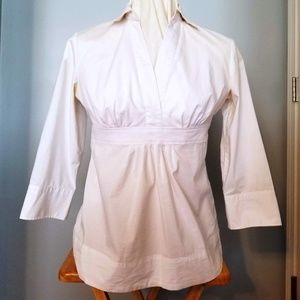 New York & Company white collared blouse, 6
